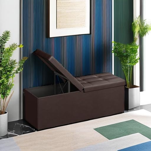 Brown synthetic leather surface on MAZIE is easy to wipe.