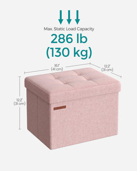 SONGMICS Mazie foam padding and double-layer fabric offer lasting sitting comfort.