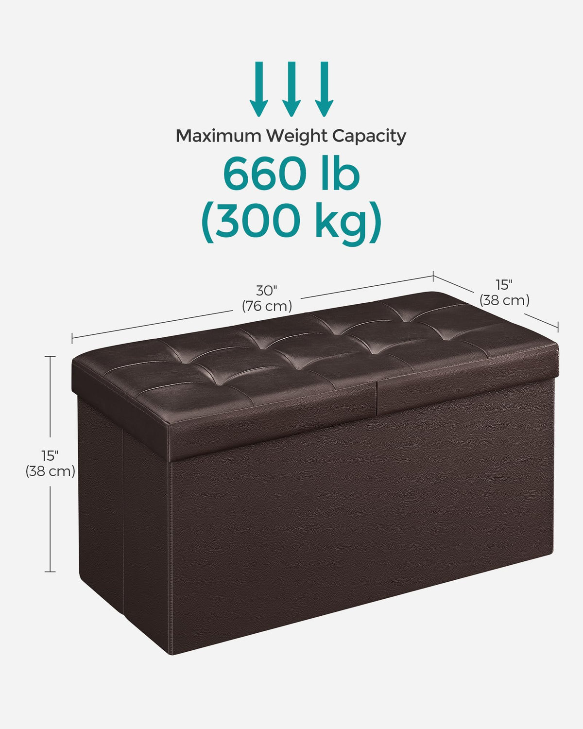 SONGMICS MAZIE foldable design for quick setup and discreet storage