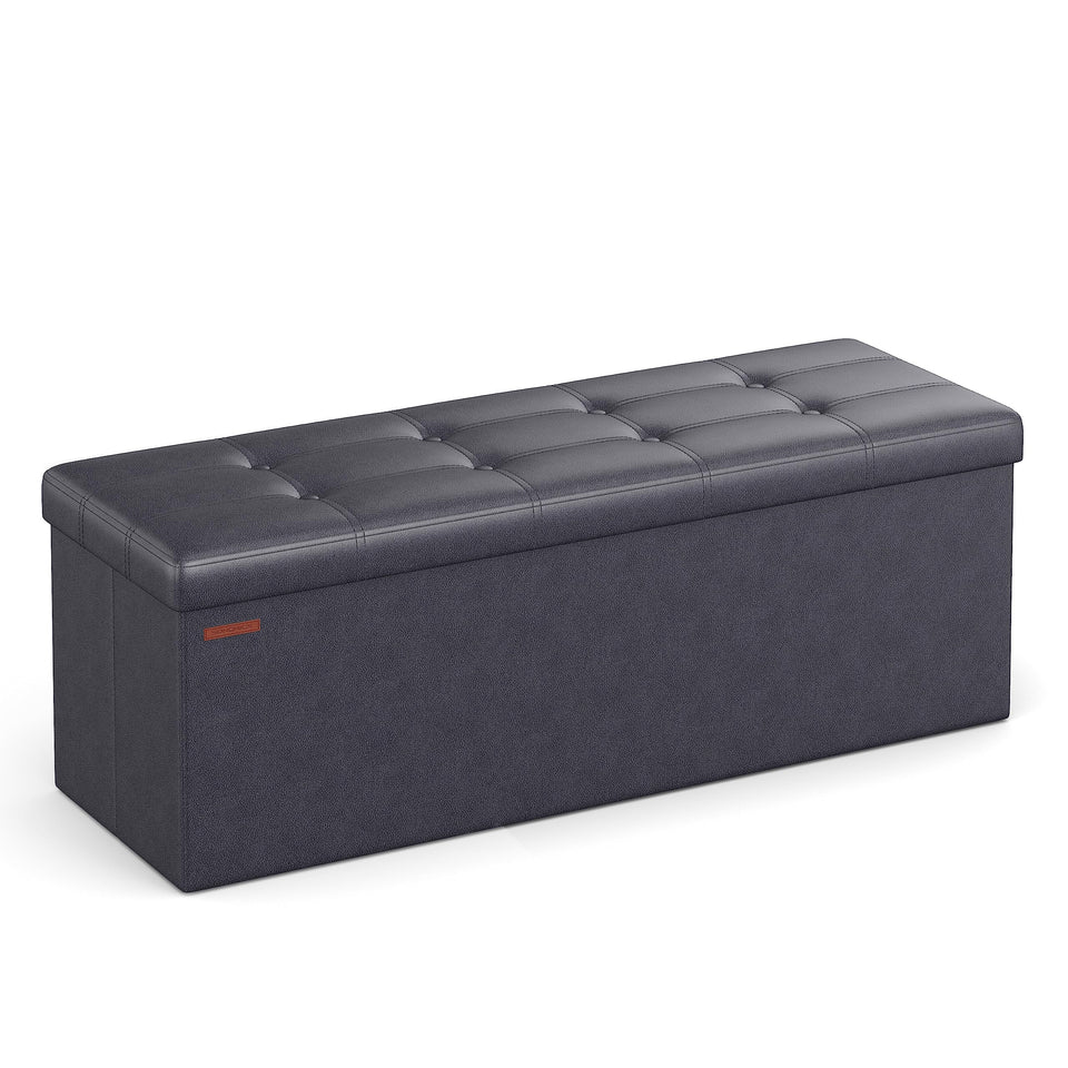 SONGMICS Mazie folding ottoman for quick setup and extra seating