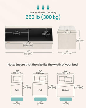 SONGMICS Mazie lid flip feature for easy access to contents.