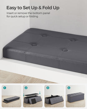 SONGMICS Mazie lid reinforcement for long lasting durability