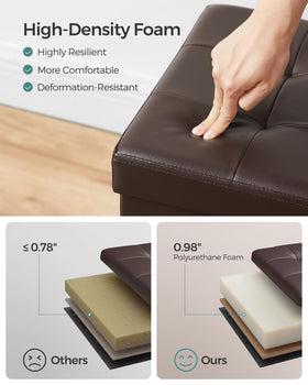 SONGMICS MAZIE MDF panels and reinforced lid for lasting structure