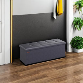 SONGMICS Mazie versatile bench for seating, footrest, or shoe storage
