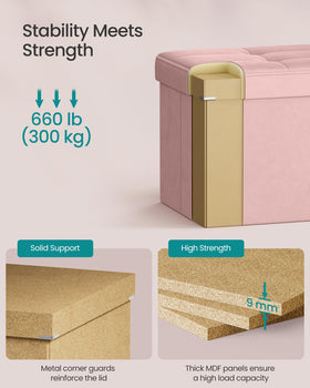 SONGMICS Mazie plush velvet surface adds chic texture