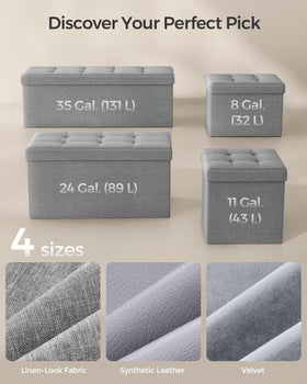 SONGMICS Mazie foldable design slips under bed for easy storage.