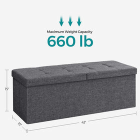 SONGMICS Mazie under-bed storage keeps items out of sight.