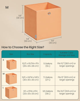 SONGMICS moisture-resistant boxes keep items dry and tidy.