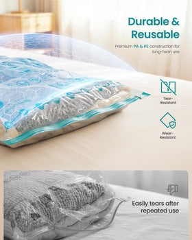 Songmics multi-size bag set fits various storage needs