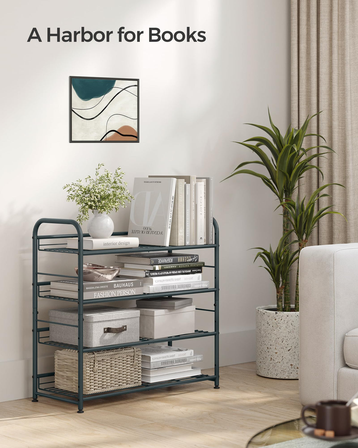Songmics multi-use storage for shoes and sundries in living spaces