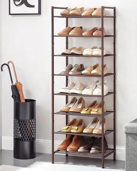 SONGMICS multiuse storage shelf suitable for bags toys and shoes
