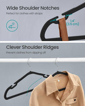 SongMics pant bar hangers for trousers and skirts