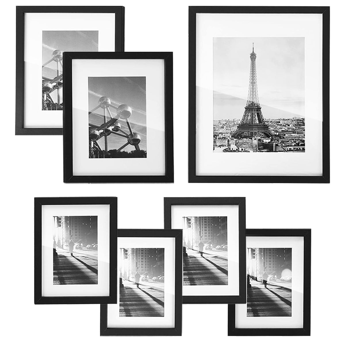 SongMICS 11x14 frame with glass for clear wall display.