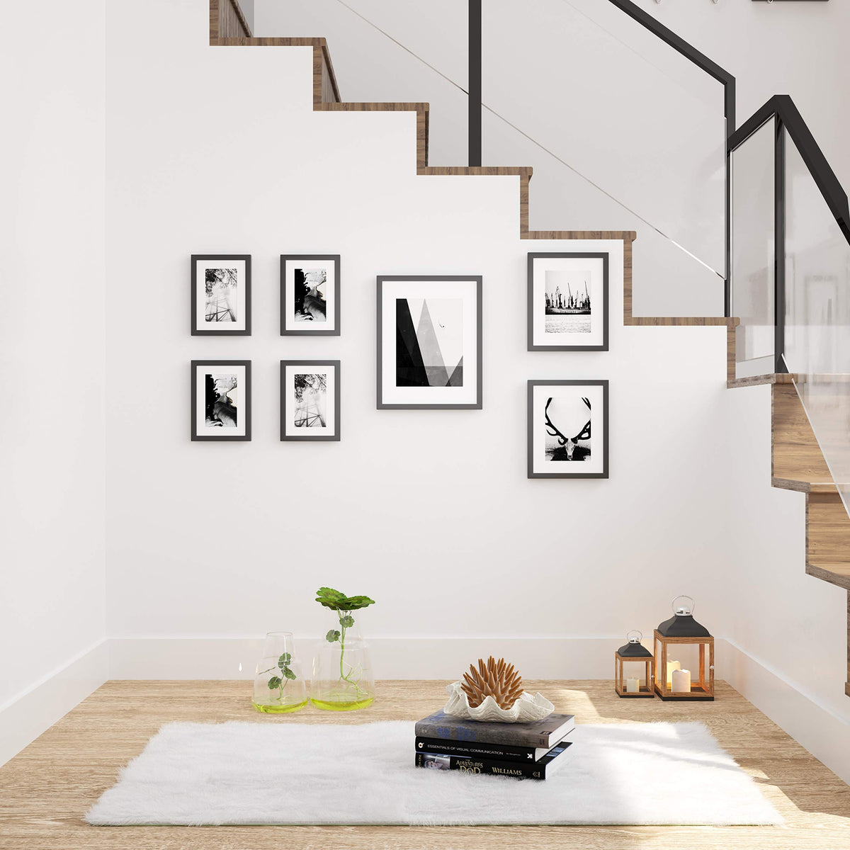 SongMICS 8x10 frame with glass for easy switching.