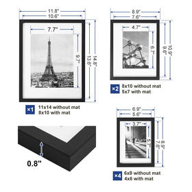SongMICS sturdy MDF cove frames add depth.
