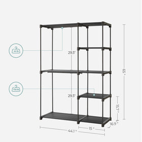 SONGMICS anti-tip kit for safer wall-secured closet setup