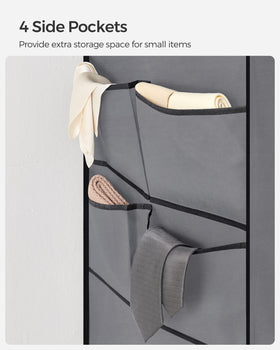 SONGMICS portable closet dimensions 66.9 x 17.7 x 65.7 inches.