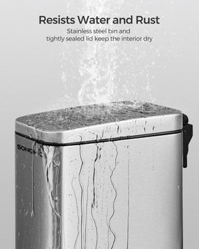 SONGMICS removable inner bucket for easy cleaning.
