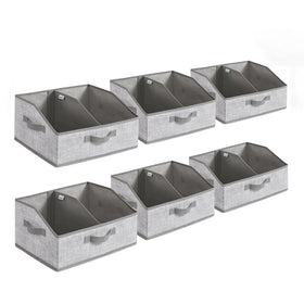 SONGMICS set of 6 baskets with front opening for quick access