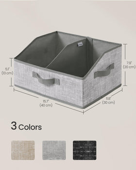 SONGMICS gray patterned fabric blends with decor