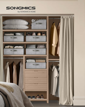 SONGMICS durable odorless panels for long-lasting storage