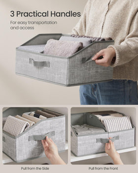 SONGMICS three handles enable easy pulling from sides