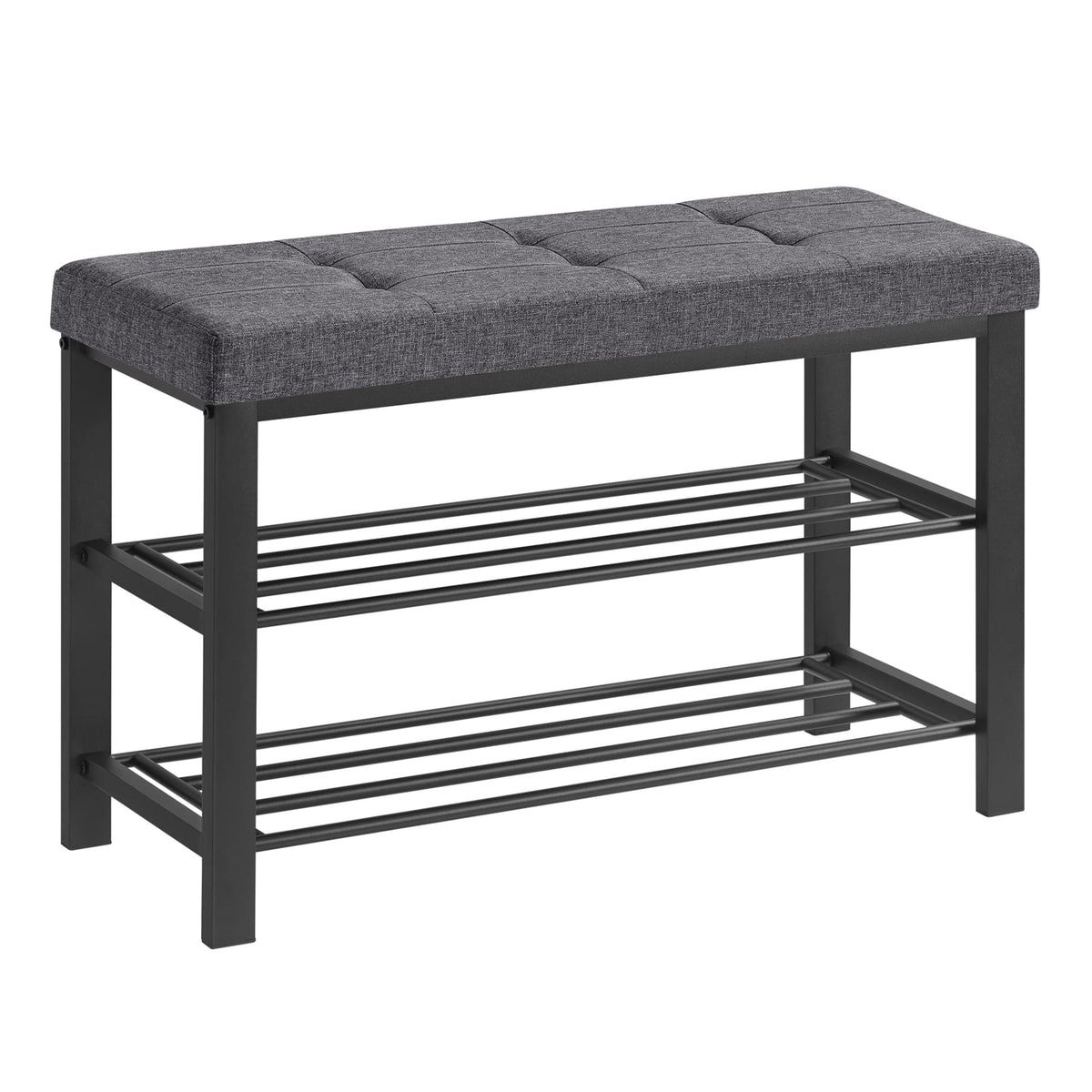 SONGMICS Shoe Bench cushion-seat offers comfortable sitting to switch footwear