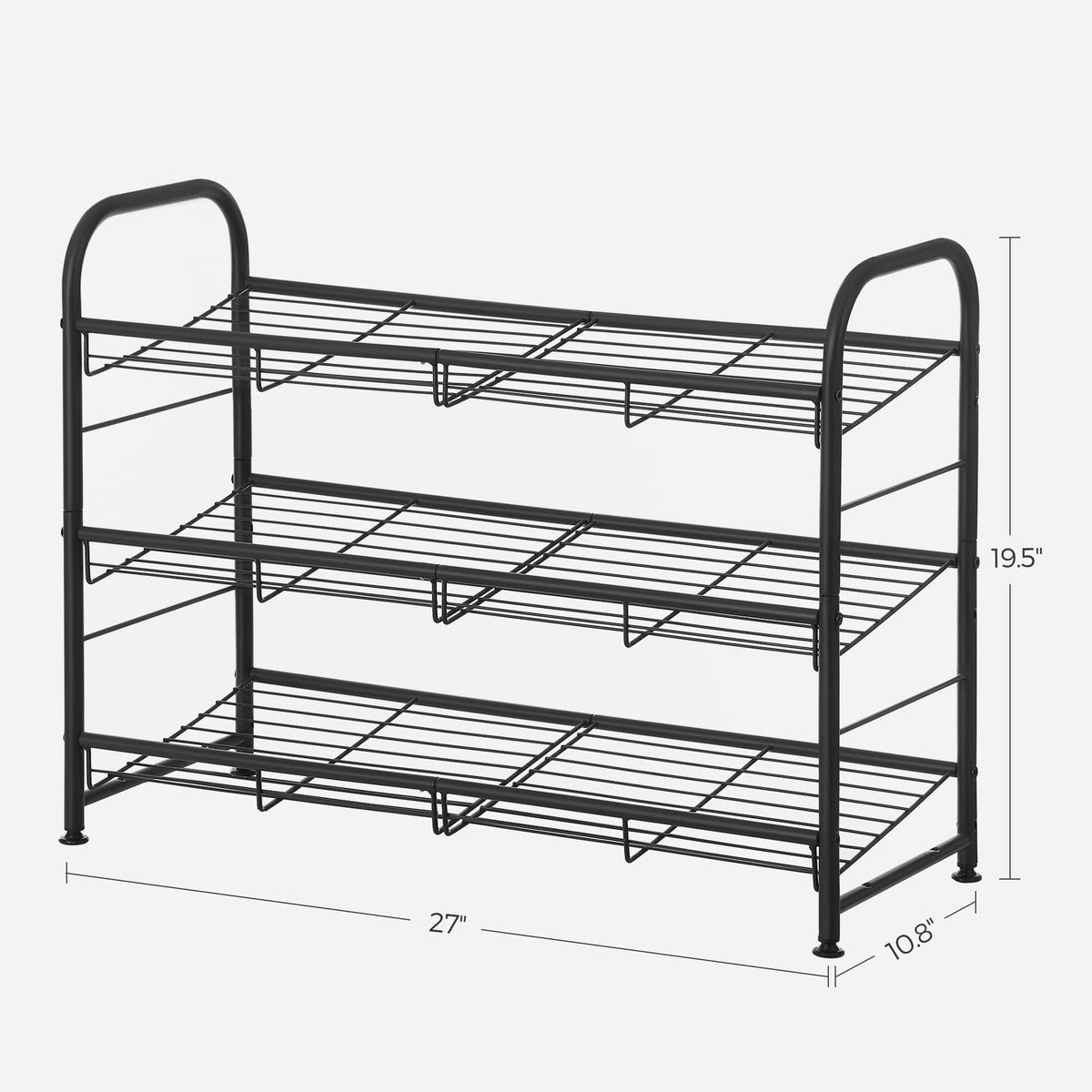 SONGMICS adjustable tilt feature shown for level storage.