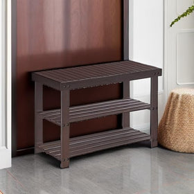 SONGMICS shoe rack bench placed at entryway for organized welcome area.