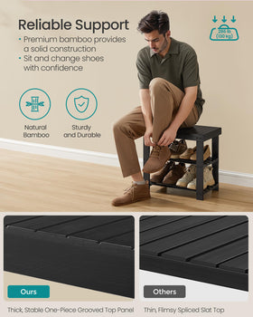 SONGMICS top panel closeup reveals robust surface for daily essentials