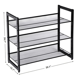 Songmics dense mesh shelves image—breathable, durable storage with up to 22 lb per shelf.