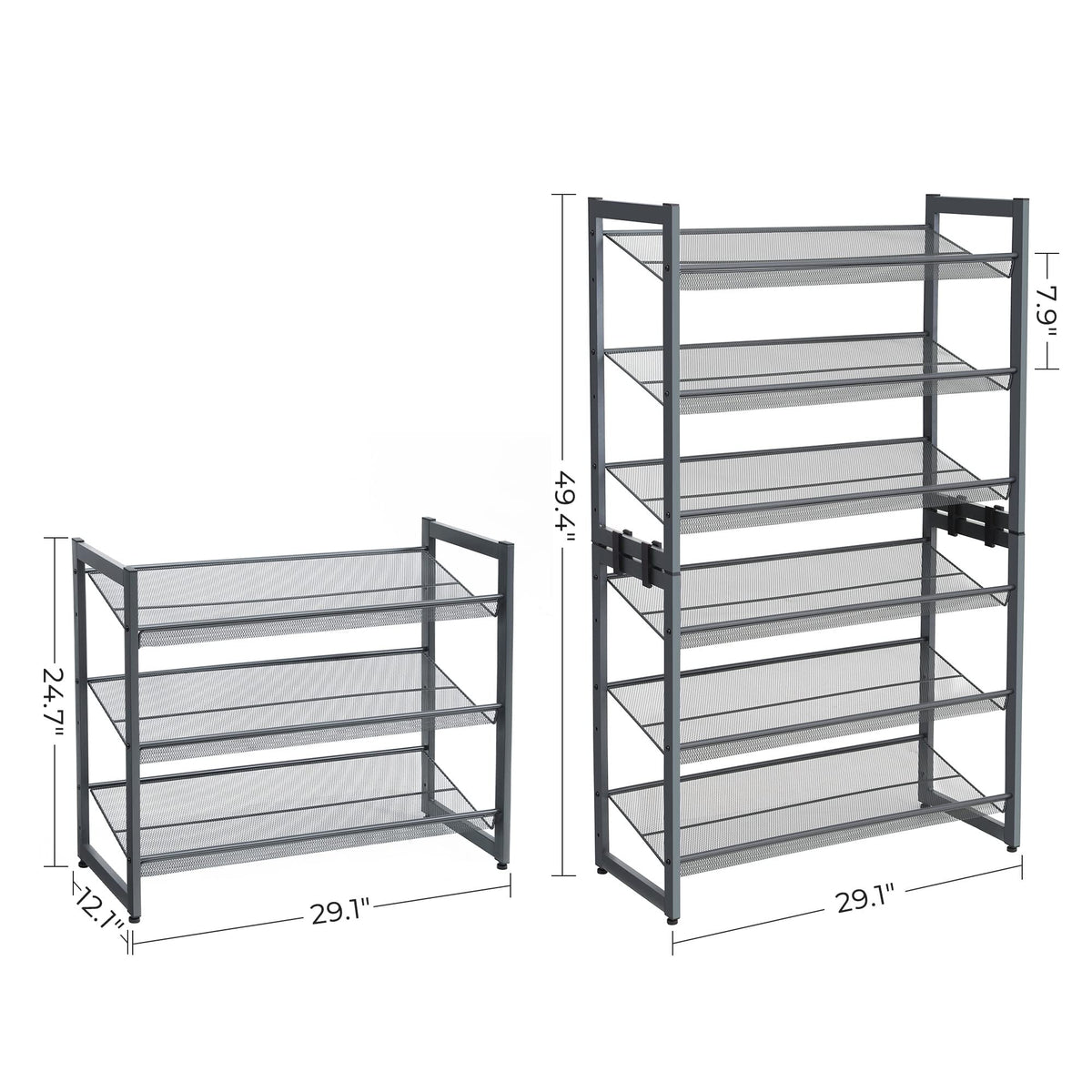 SONGMICS ideal for garages and entryways to tame clutter