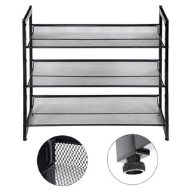 Songmics metal frame image—sturdy support for heavier shoes and boots.