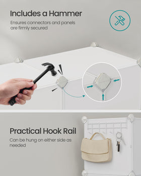 Songmics ventilated access with built-in airflow, easy access