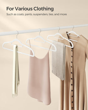 SONGMICS side hooks for thin-strap tops, enhancing closet versatility.