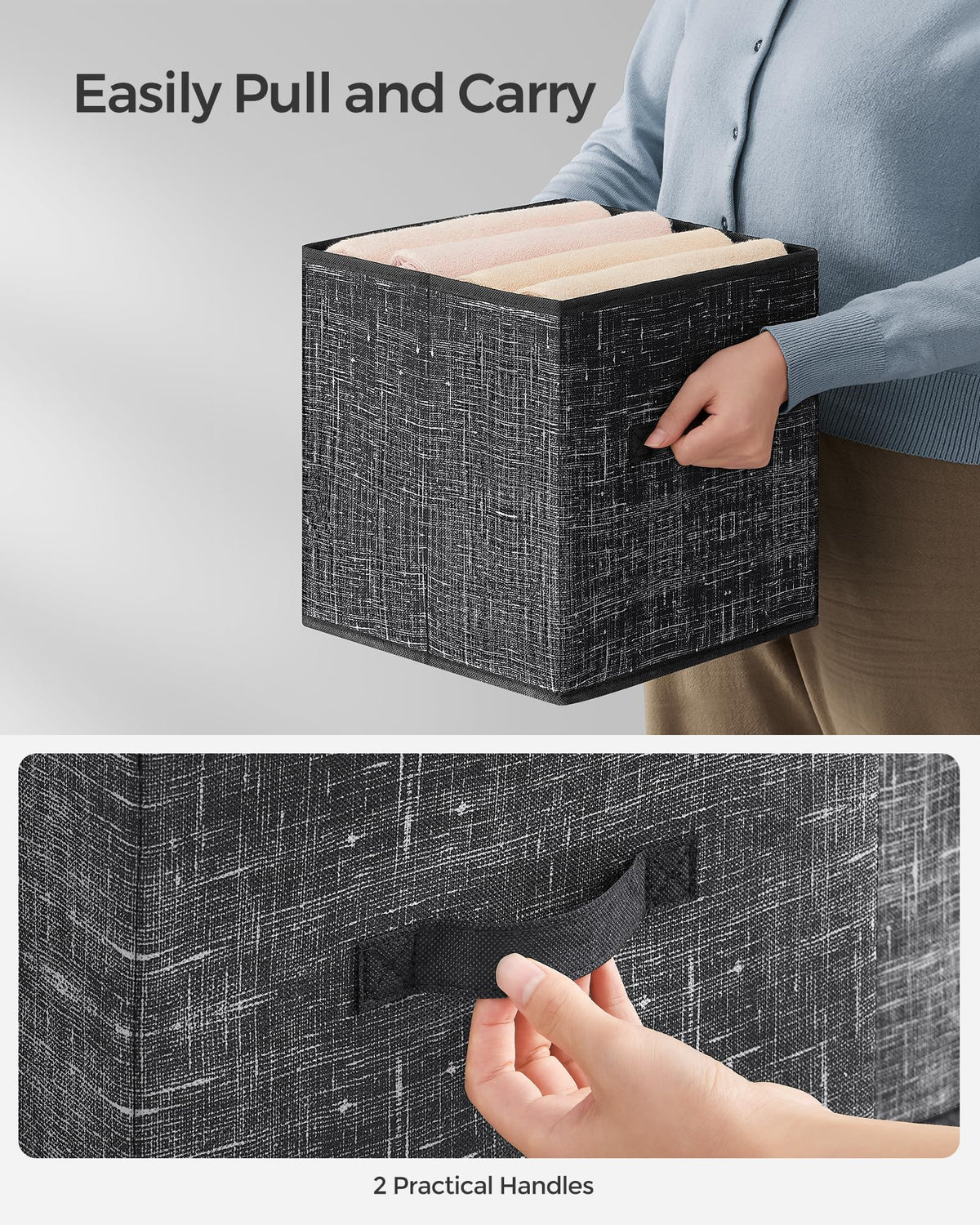 SONGMICS eight-pack on shelf showcasing room organization