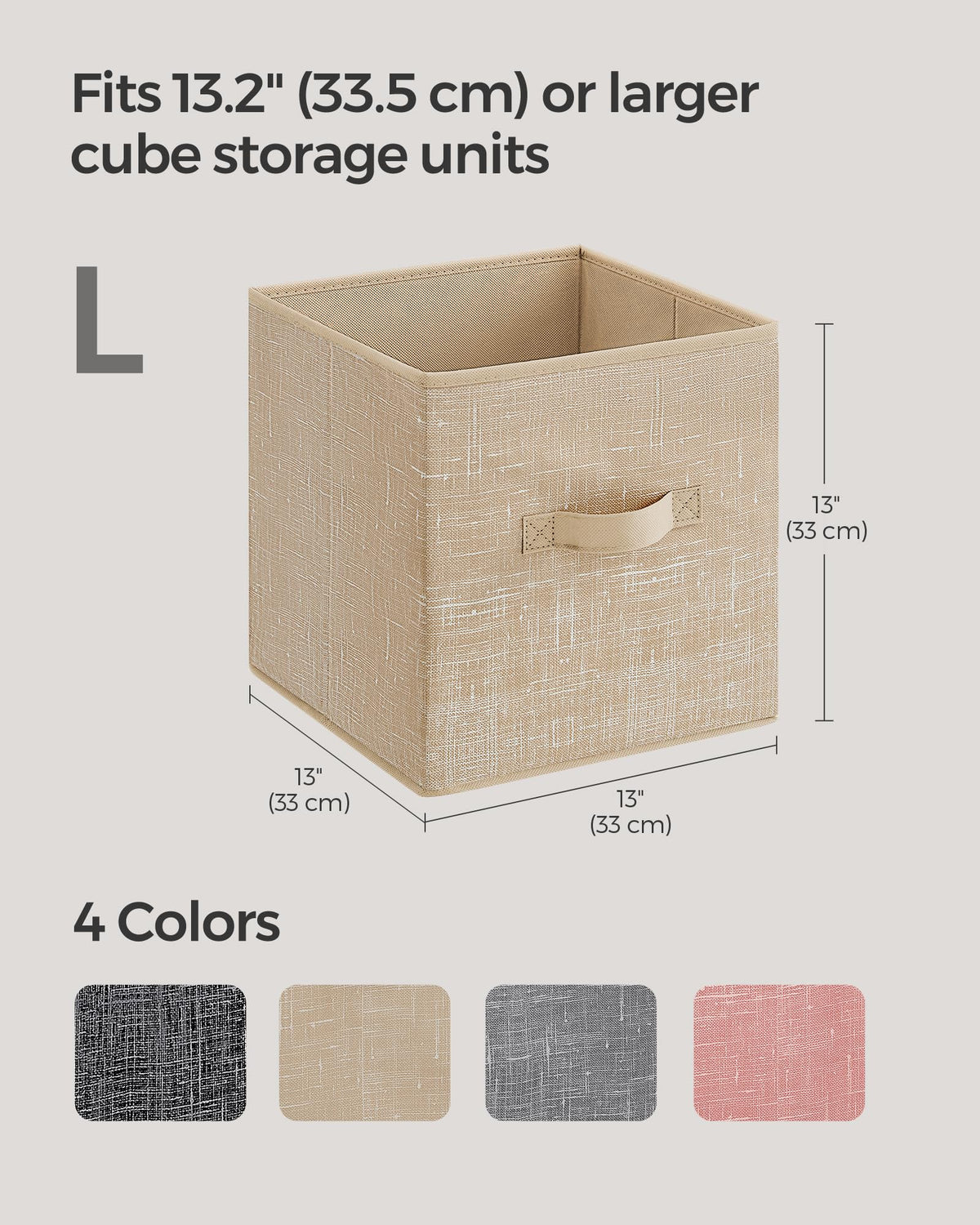 SONGMICS storage cubes store clothes neatly in a wardrobe