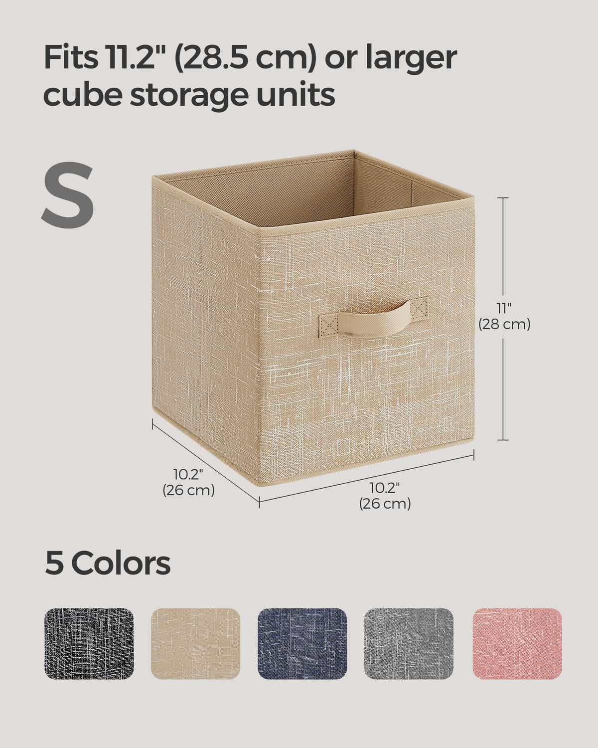 SONGMICS storage cubes sand beige in cube storage illustrates organized shelves