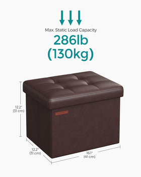 Songmics sturdy fiberboard frame demonstrates reliable support up to 286 pounds.