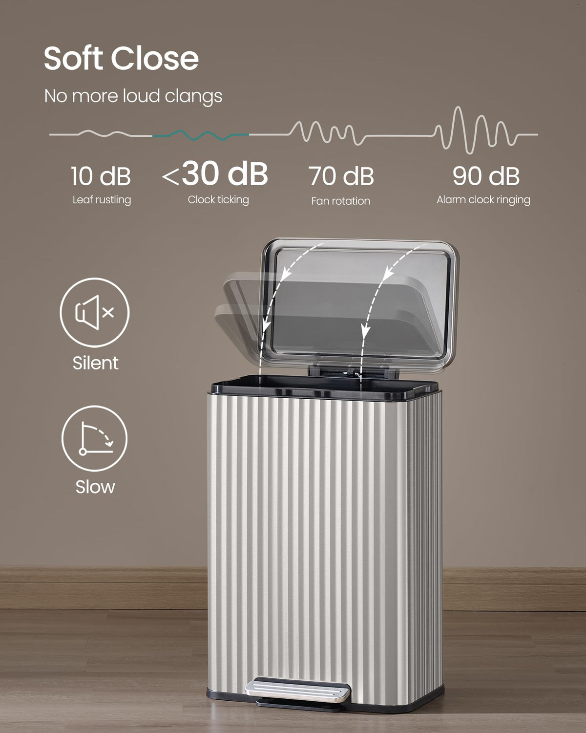 SONGMICS modern appearance complements contemporary kitchens with quiet performance.