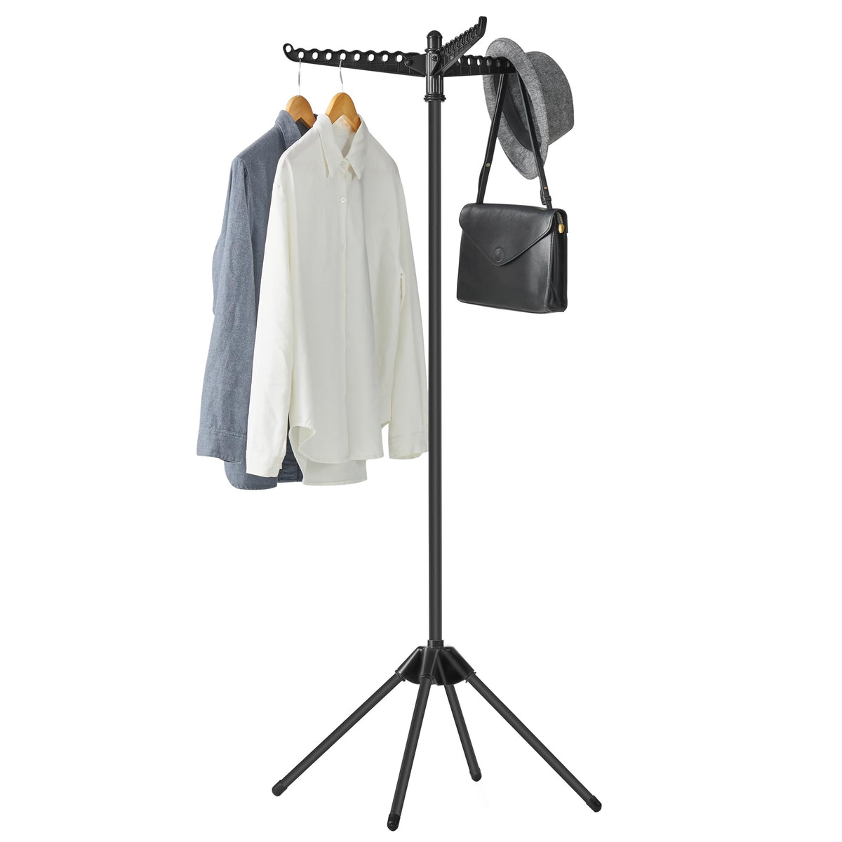SONGMICS ullr510b01 59-inch drying rack for small spaces promotes organized air drying.