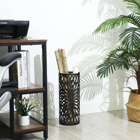 Rust-resistant metal finish on Songmics umbrella stand remains pristine with daily use