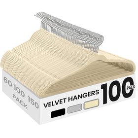 SongMics velvet hangers pack overview for organized closet and easy outfit selection.