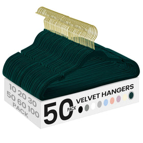 SongMics velvet hangers with shoulder notches secure delicate straps.