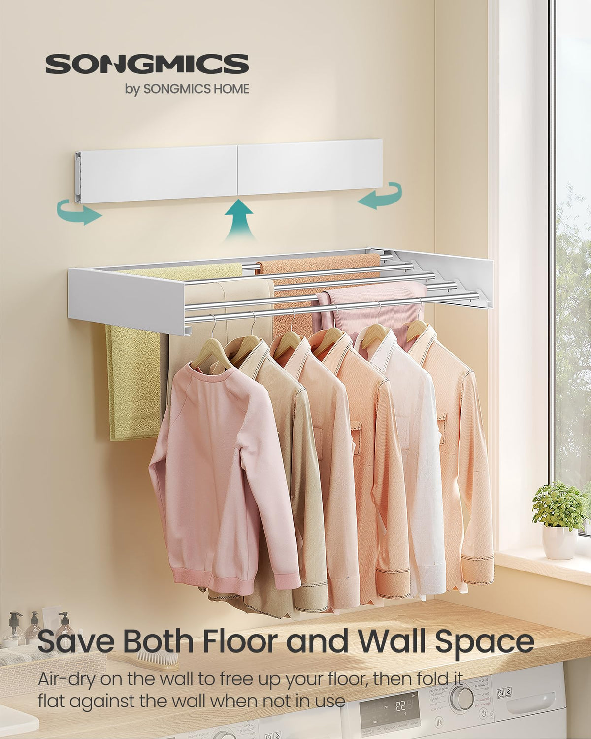 SongMics wall template included for precise drilling and secure mounting.