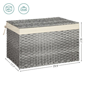 SONGMICS waterproof PP rattan weave, breathable yet durable for everyday use.