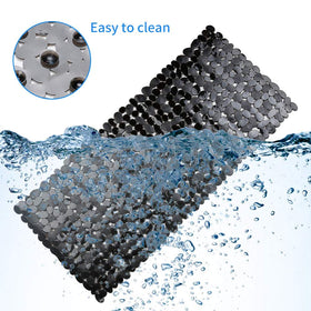 Songziming bathtub mat two-pack fits multiple bathrooms with easy rotation.