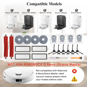 Soniicmomo Qrevo side brushes reach corners for thorough edge cleaning.