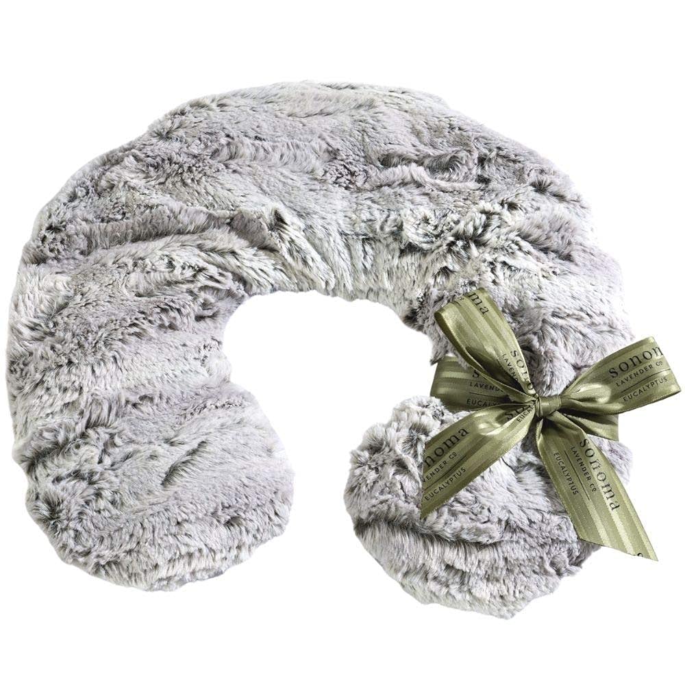 Sonoma Lavender luxury eucalyptus neck pillow with contour support for neck and shoulder comfort.