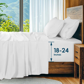 SONORO KATE 1000-thread-count sheets for cool, breathable sleep.